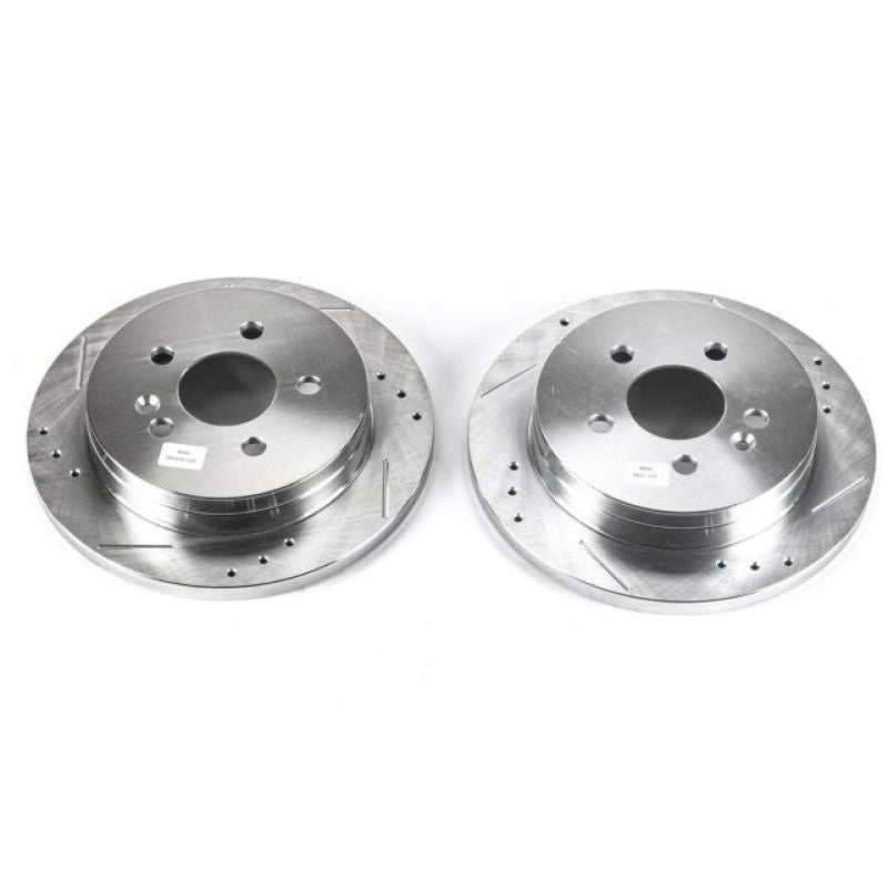 Power Stop 98-03 Mercedes-Benz ML320 Rear Evolution Drilled & Slotted Rotors - Pair PowerStop