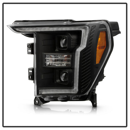 Spyder Signature 20-21 Ford F150 (Halogen Model) Proj. Headlights - Black (PRO-YD-FF15021HALSI-BK) SPYDER