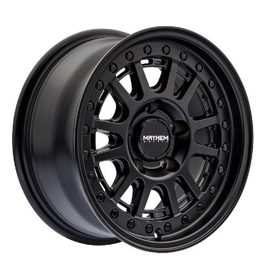 Mayhem 8116 Intrepid 18x9 / 8x165.1 BP / -12mm Offset / 125.2mm Hub Gloss Black Wheel