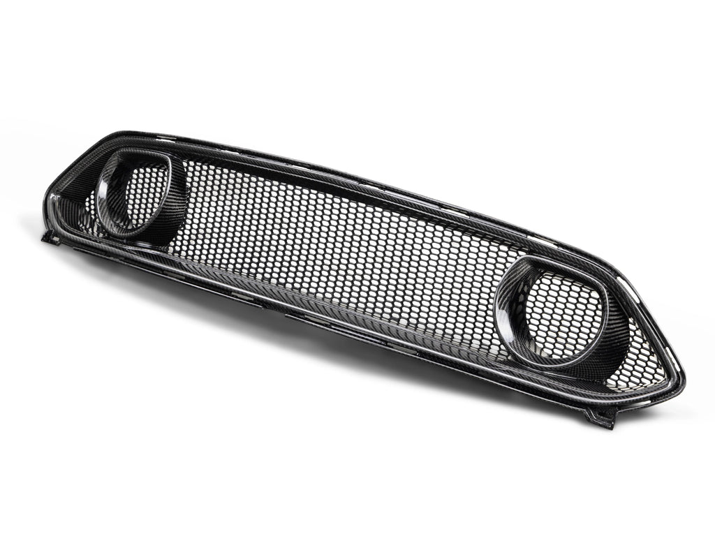 Anderson Composites 2021-2023 Ford Mustang Mach 1 Carbon Fiber Upper Grille - AC-UG21FDMUM1