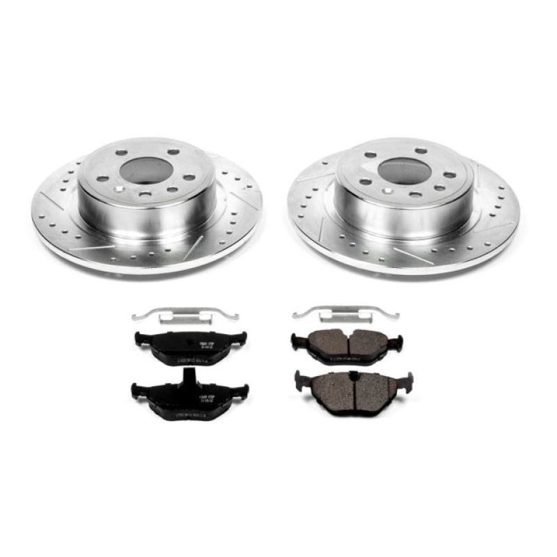 Power Stop 99-10 Saab 9-5 Rear Z23 Evolution Sport Brake Kit PowerStop
