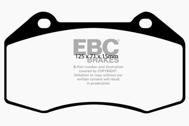 EBC YellowStuff Front Brake Pads - DP41539R EBC