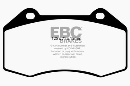 EBC YellowStuff Front Brake Pads - DP41539R EBC