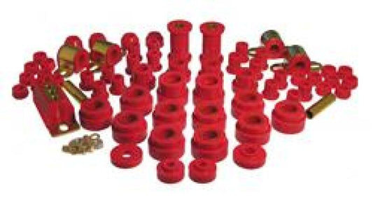 Prothane Total Vehicle Suspension Bushing Kit for 1981–1986 Jeep CJ8 Scrambler w/Trans. Mount, Red – 1-2014
