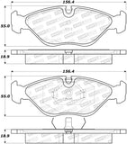 StopTech Premium Ceramic Brake Pads - 308.04030