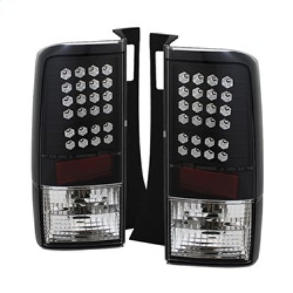 Spyder Scion XB 03-07 LED Tail Lights Black ALT-YD-TSXB03-LED-BK SPYDER
