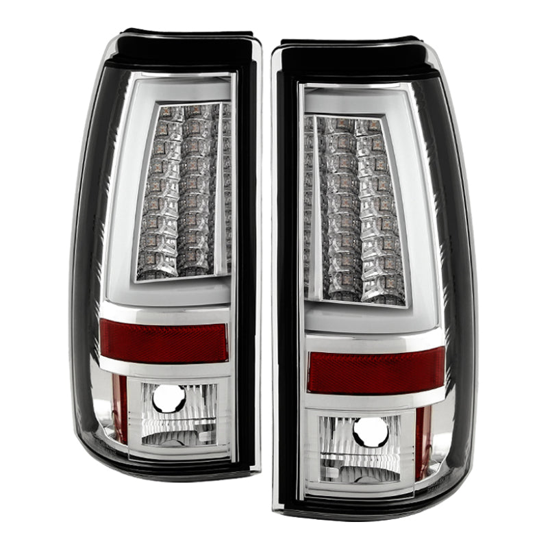 Spyder Chevy Silverado 1500/2500 03-06 Version 2 LED Tail Lights - Chrome ALT-YD-CS03V2-LED-C SPYDER