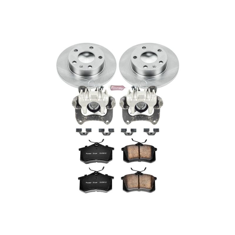 Power Stop 02-06 Audi A4 Rear Autospecialty Brake Kit w/Calipers PowerStop