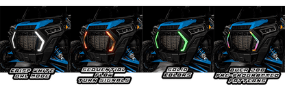 Oracle 19-21 Polaris RZR 1000 Dynamic Surface Mount DRL Signature Light - ColorSHIFT - Dynamic