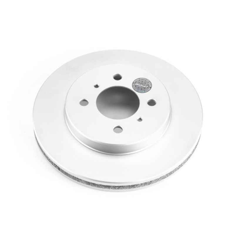 Power Stop 02-07 Mitsubishi Lancer Front Evolution Geomet Coated Rotor PowerStop