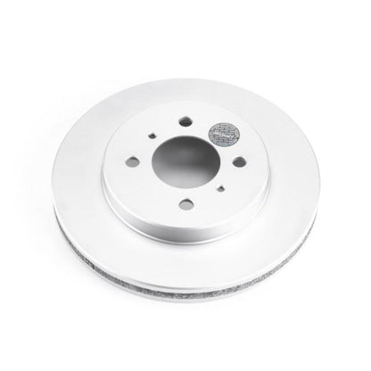 Power Stop 02-07 Mitsubishi Lancer Front Evolution Geomet Coated Rotor PowerStop