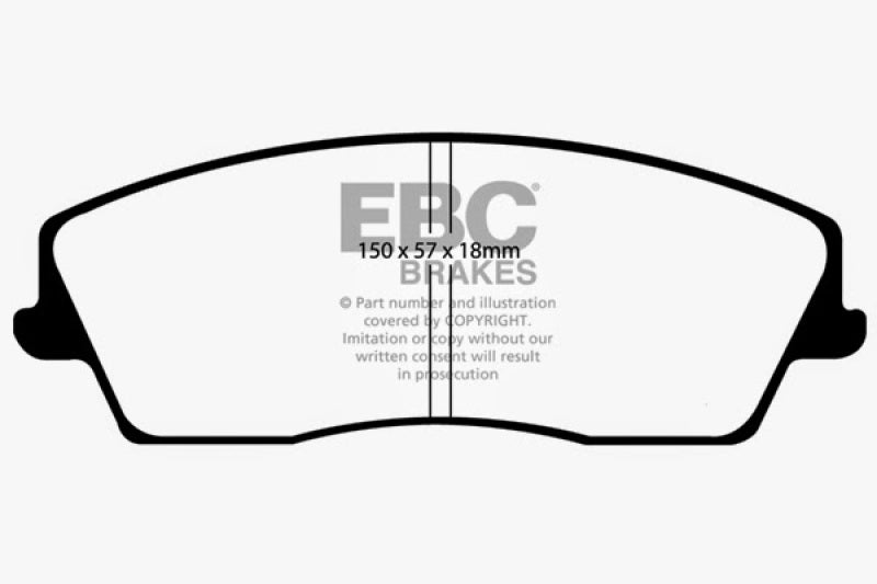 EBC GreenStuff Front Brake Pads - DP21723