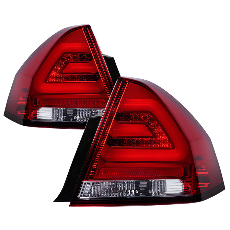 Spyder Chevy Impala 2006-2013 LED Tail Lights Red Clear ALT-YD-CHIP06-LED-RC SPYDER