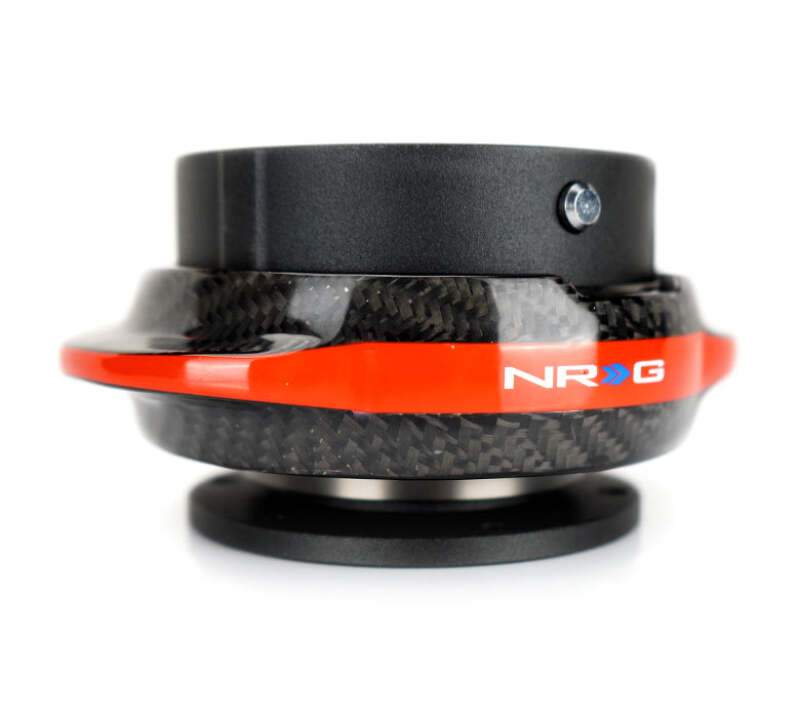 NRG Quick Release Gen 2.2 - Black Body / Carbon Fiber Red Ring - SRK-220BK-CF/RD