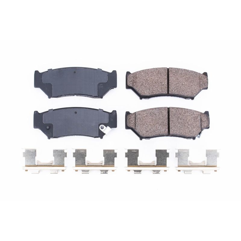 Power Stop 00-04 Chevrolet Tracker Front Z17 Evolution Ceramic Brake Pads w/Hardware PowerStop