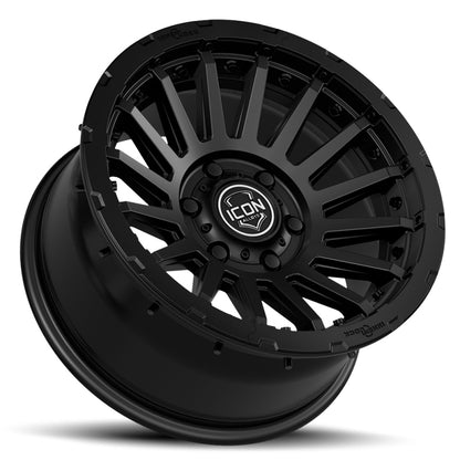 Icon Alloys Recon Pro Satin Black - 18 X 9 - 8 X 170- 6MM 65.25n BS