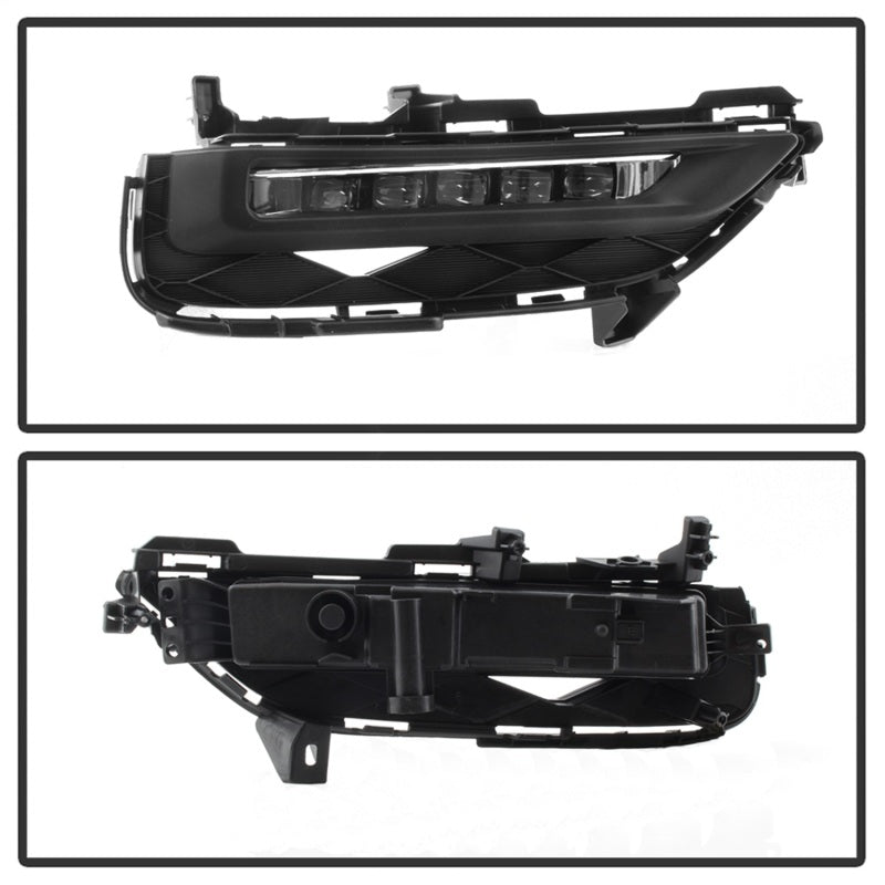 Spyder Honda Accord Coupe 2016-2017 OEM LED Fog Lights W/Switch- Clear FL-HA2016-2D-LED-C SPYDER