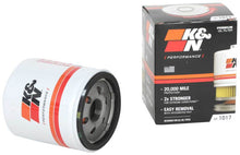 Load image into Gallery viewer, K&amp;N 3.74inch / 2.98 OD Performance Gold Oil Filter