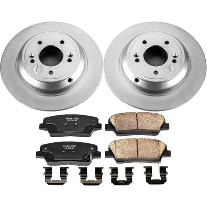 Power Stop 2009 Hyundai Genesis Rear Z17 Evolution Geomet Coated Brake Kit PowerStop