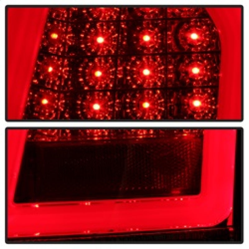 Spyder Chrysler 300 05-07 V2 Light Bar LED Tail Lights - Red Clear ALT-YD-CHR305V2-LED-RC SPYDER