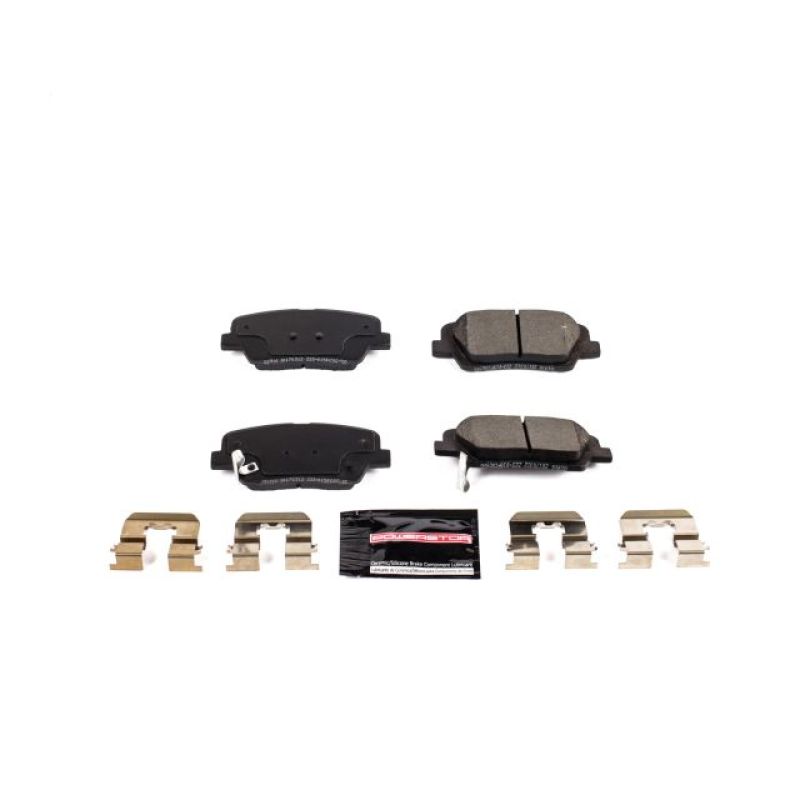Power Stop 10-18 Hyundai Santa Fe Rear Z23 Evolution Sport Brake Pads w/Hardware PowerStop