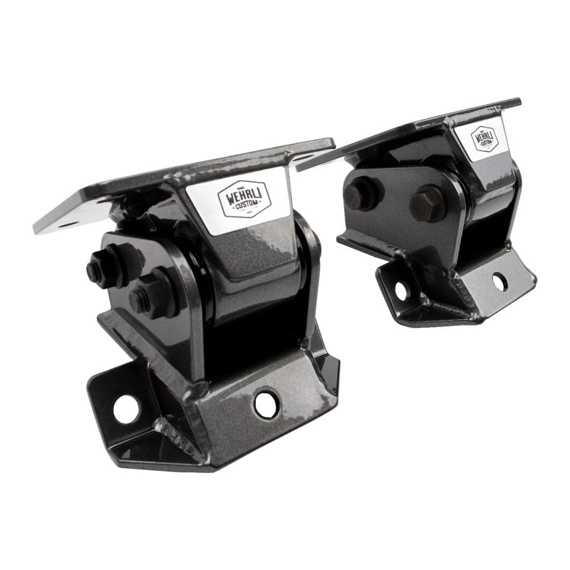 Wehrli 11-16 Chevrolet Duramax LML Heavy Duty Engine Mount - Gloss Black - WCF100160-GB