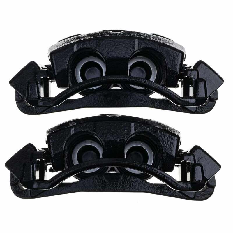 Power Stop 00-05 Ford Excursion Front Black Caliper - Pair w/Bracket PowerStop