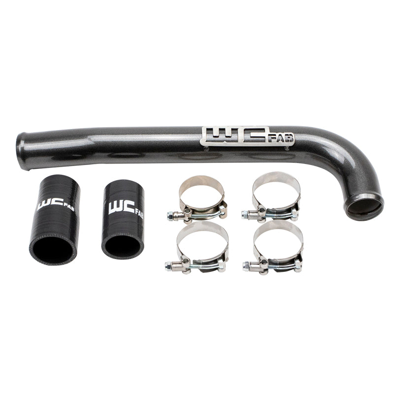 Wehrli 03-09 Dodge 5.9L/6.7L Cummins (Non-Twin CP3) Upper Coolant Pipe - Brizzle Blue - WCF100678-BRZ