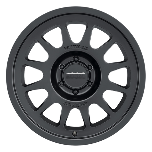 Method MR703 Bead Grip 18x9.0 -12mm 6X5.5 106.25mm CB - Matte Black