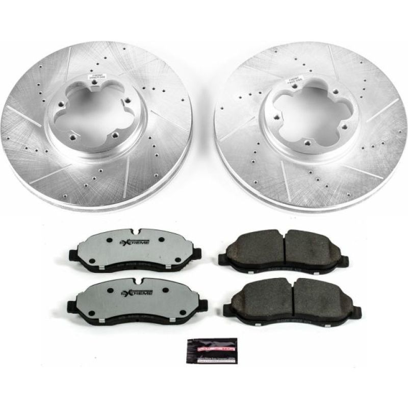 Power Stop 15-19 Ford Transit-150 Front Z36 Truck & Tow Brake Kit PowerStop
