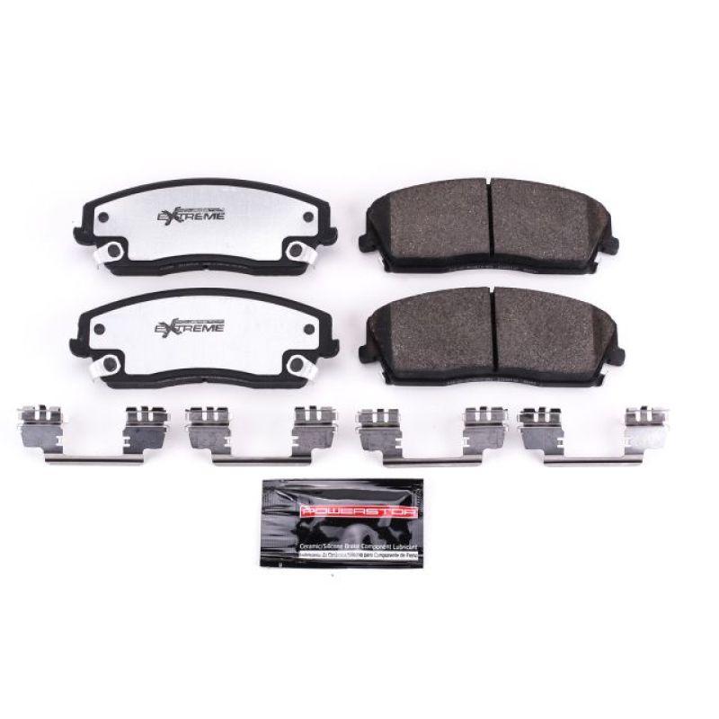 Power Stop 05-19 Chrysler 300 Front Z26 Extreme Street Brake Pads w/Hardware PowerStop