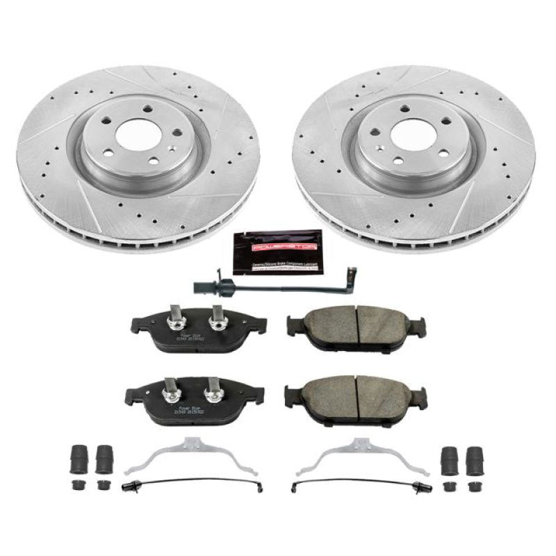 Power Stop 12-16 Audi A6 Quattro Front & Rear Z23 Evolution Sport Coated Brake Kit