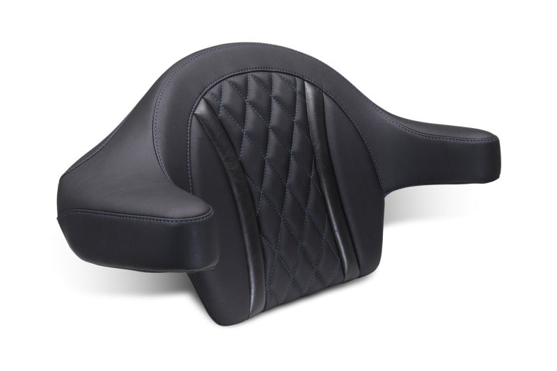 Mustang 2023-2025 Harley CVO Road Glide (ST) Deluxe Diamond Ext Arm Wrap-around Backrest Black