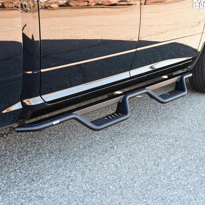 Westin Outlaw Drop Nerf Bars Textured Black - 20-13565