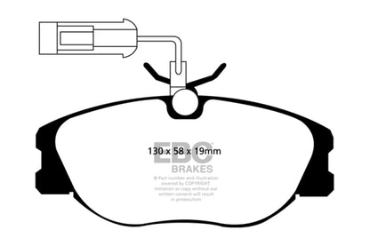 EBC GreenStuff Front Brake Pads - DP21109 EBC