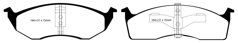 EBC GreenStuff Front Brake Pads - DP61065 EBC