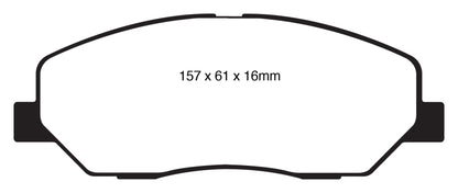 EBC RedStuff Front Brake Pads - DP31821C EBC