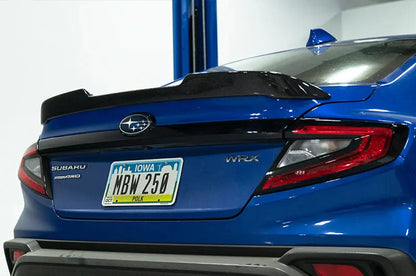 OLM Carbon Fiber Low Profile Trunk Spoiler - 2022-2026 WRX