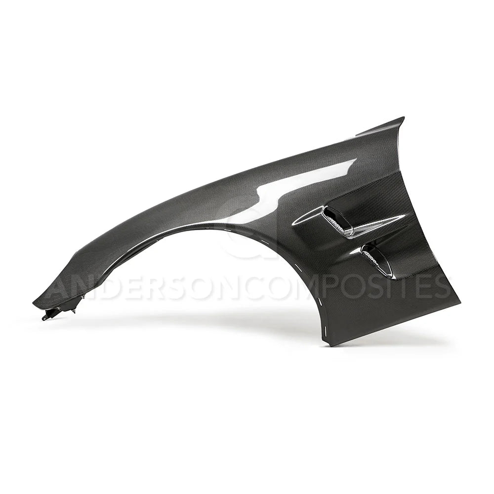 Anderson Composites 2005-2013 Chevrolet Corvette C6 Type-ZR1 Carbon Fiber Fenders (1.65" Wider) - AC-FF05CHC6ZR