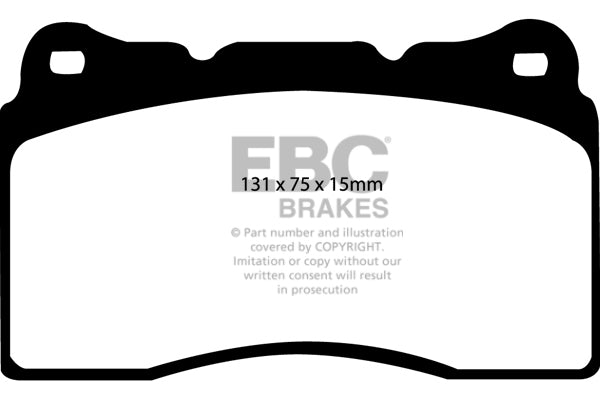 EBC RedStuff Front Brake Pads - DP31210C