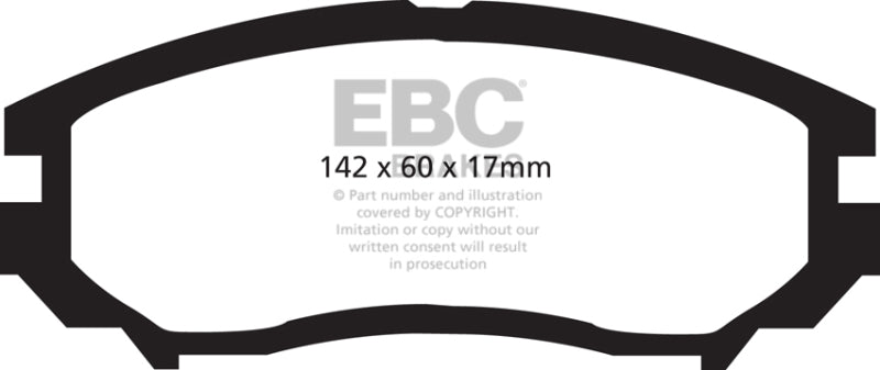 EBC YellowStuff Front Brake Pads - DP41755R EBC