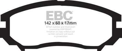EBC YellowStuff Front Brake Pads - DP41755R EBC
