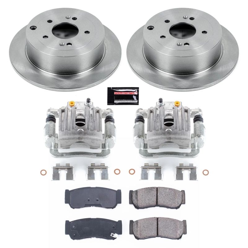 Power Stop 07-09 Hyundai Santa Fe Rear Autospecialty Brake Kit w/Calipers PowerStop
