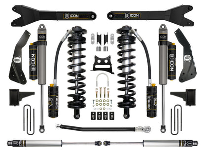 ICON 11-16 Ford F250/F350 4-5.5in Stage 5 Coilover Conversion System w/ Radius Arms