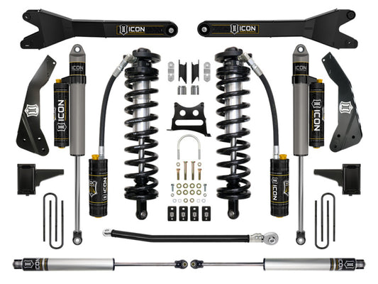 ICON 11-16 Ford F250/F350 4-5.5in Stage 5 Coilover Conversion System w/ Radius Arms