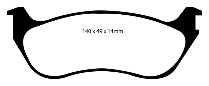 EBC GreenStuff Rear Brake Pads - DP61631 EBC