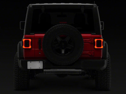 Raxiom 18-23 Jeep Wrangler JL Axial Series Carver LED Tail Lights- Blk Housing (Smoked Lens)