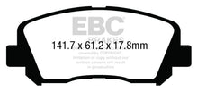 Load image into Gallery viewer, EBC YellowStuff Front Brake Pads - DP43007R