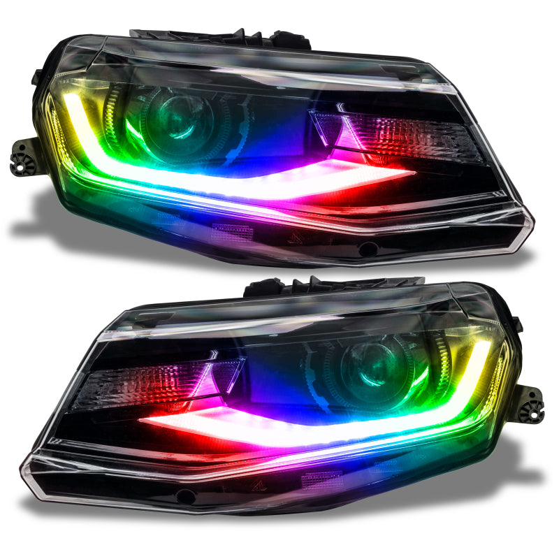 Oracle 16-18 Chevy Camaro Dynamic Headlight DRL Upgrade Kit - ColorSHIFT - Dynamic