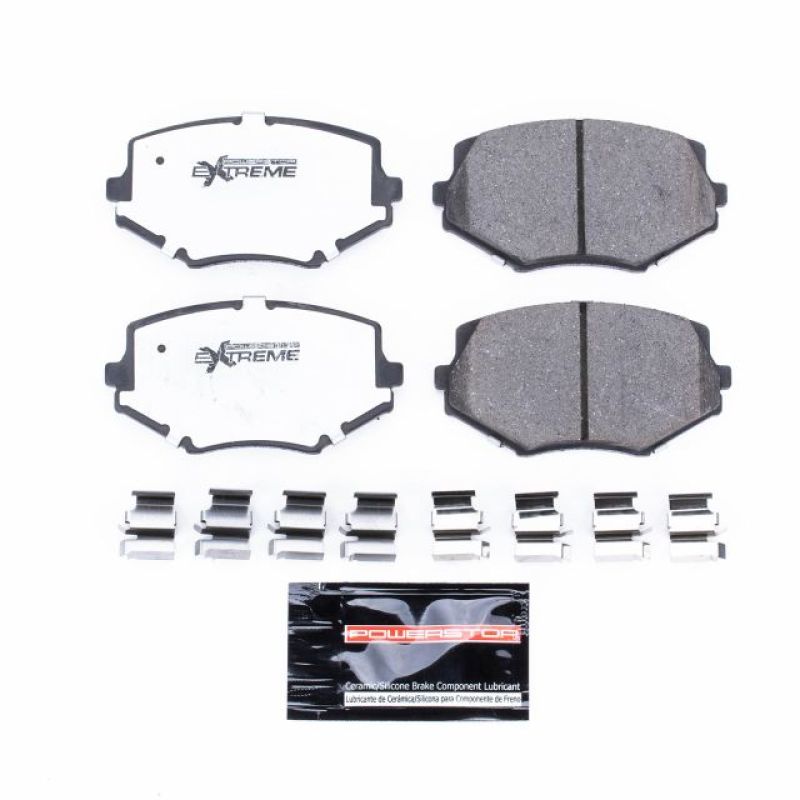 Power Stop 94-97 Mazda Miata Front Z26 Extreme Street Brake Pads w/Hardware PowerStop